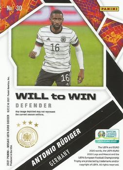 2021 Panini Mosaic UEFA EURO 2020 - Will to Win #30 Antonio Rudiger Back