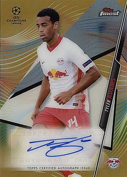 2020-21 Finest UEFA Champions League - Autographs Gold Refractor #FA-TAD Tyler Adams Front