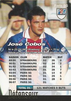 1997-98 Panini #172 Jose Cobos Back