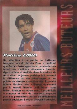 1997-98 Panini - Meilleurs Buteurs #B11 Patrice Loko Back