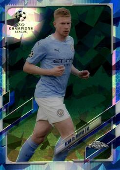 2020-21 Topps Chrome Sapphire Edition UEFA Champions League #18 Kevin De Bruyne Front