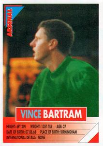 1996 Panini Super Players #4 Vince Bartram Front