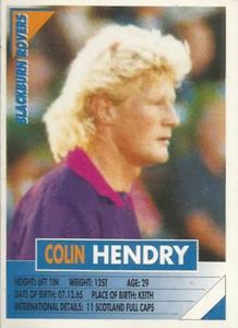 1996 Panini Super Players #35 Colin Hendry Front