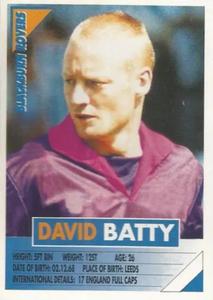 1996 Panini Super Players #40 David Batty Front