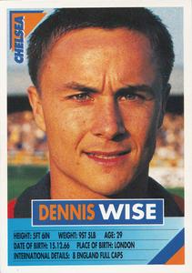 1996 Panini Super Players #72 Dennis Wise Front
