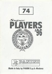 1996 Panini Super Players #74 Gavin Peacock Back
