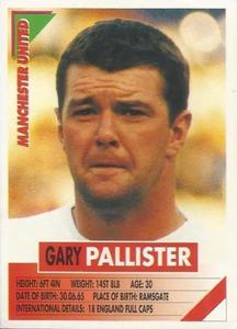 1996 Panini Super Players #156 Gary Pallister Front
