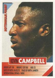 1996 Panini Super Players #219 Kevin Campbell Front