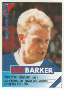 1996 Panini Super Players #228 Simon Barker Front