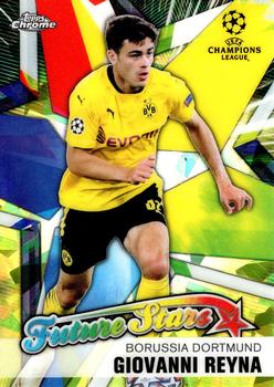 2020-21 Topps Chrome Sapphire Edition UEFA Champions League - Future Stars Yellow #FS-GR Giovanni Reyna Front