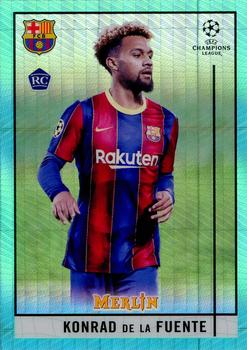 2020-21 Merlin Chrome UEFA Champions League - Aqua Prism #30 Konrad de la Fuente Front