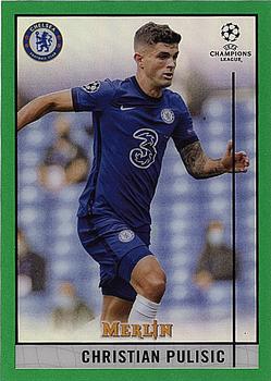2020-21 Merlin Chrome UEFA Champions League - Green #21 Christian Pulisic Front