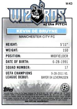 2020-21 Merlin Chrome UEFA Champions League - Wizards of the Pitch #W-KD Kevin De Bruyne Back