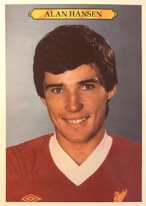 1980 Topps Spotlights Liverpool #5 Alan Hansen Front