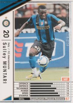 2008-09 Panini/Sega World Club Champion Football #248 Sulley Muntari Front