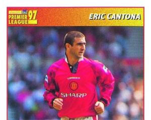 1996-97 Merlin's Premier League 97 #299 Eric Cantona Front