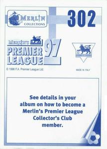 1996-97 Merlin's Premier League 97 #302 Peter Schmeichel Back