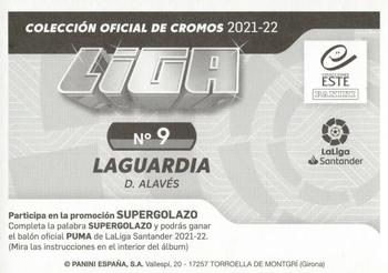 2021-22 Panini LaLiga Santander Este Stickers #9 Victor Laguardia Back
