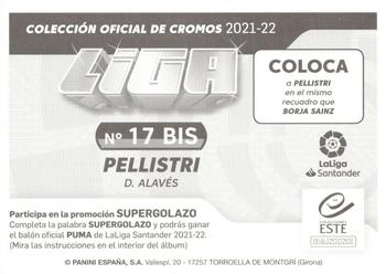 2021-22 Panini LaLiga Santander Este Stickers #17 BIS Facundo Pellistri Back