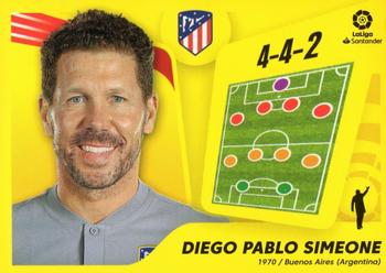 2021-22 Panini LaLiga Santander Este Stickers #2 Diego Pablo Simeone Front