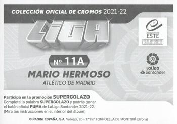2021-22 Panini LaLiga Santander Este Stickers #11A Mario Hermoso Back