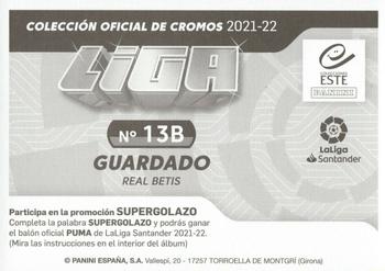 2021-22 Panini LaLiga Santander Este Stickers #13B Jose Andres Guardado Back