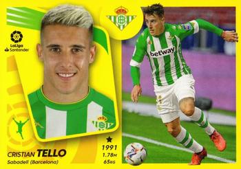 2021-22 Panini LaLiga Santander Este Stickers #17 Cristian Tello Front