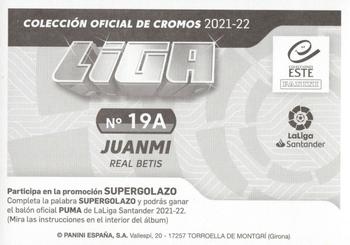 2021-22 Panini LaLiga Santander Este Stickers #19A Juanmi Back