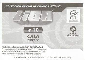 2021-22 Panini LaLiga Santander Este Stickers #10 Cala Back