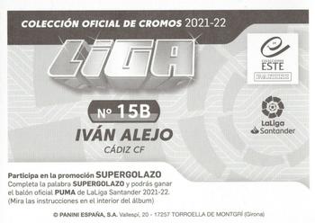 2021-22 Panini LaLiga Santander Este Stickers #15B Iván Alejo Back
