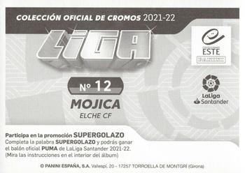 2021-22 Panini LaLiga Santander Este Stickers #12 Johan Mojica Back