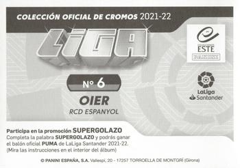 2021-22 Panini LaLiga Santander Este Stickers #6 Oier Olazabal Back