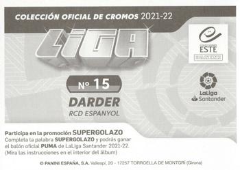 2021-22 Panini LaLiga Santander Este Stickers #15 Darder Back