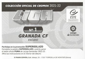 2021-22 Panini LaLiga Santander Este Stickers #1 Escudo Back