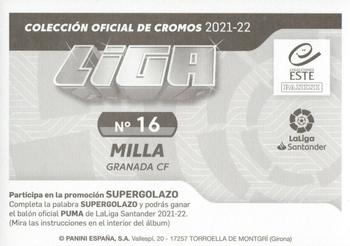 2021-22 Panini LaLiga Santander Este Stickers #16 Luis Milla Back