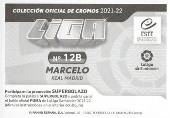 2021-22 Panini LaLiga Santander Este Stickers #12B Marcelo Back
