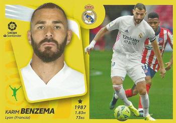 2021-22 Panini LaLiga Santander Este Stickers #19 Benzema Front