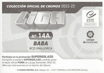 2021-22 Panini LaLiga Santander Este Stickers #14A Baba Back