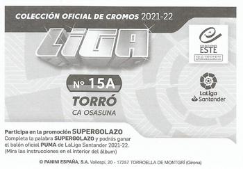2021-22 Panini LaLiga Santander Este Stickers #15A Lucas Torró Back