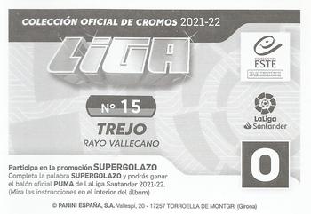 2021-22 Panini LaLiga Santander Este Stickers #15 Oscar Trejo Back
