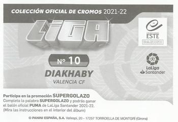 2021-22 Panini LaLiga Santander Este Stickers #10 Diakhaby Back