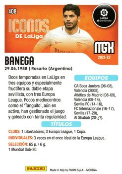 2021-22 Panini Megacracks LaLiga Santander #408 Banega Back