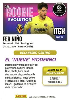 2021-22 Panini Megacracks LaLiga Santander #388 Fer Niño Back