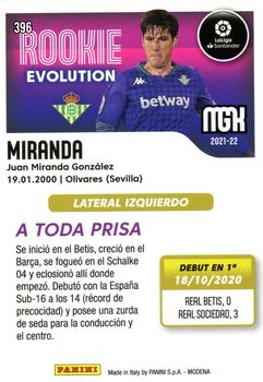 2021-22 Panini Megacracks LaLiga Santander #396 Miranda Back