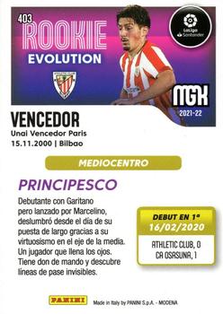 2021-22 Panini Megacracks LaLiga Santander #403 Vencedor Back