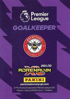 2021-22 Panini Adrenalyn XL Premier League #47 David Raya Martin Back
