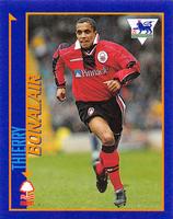 1998 Merlin Premier League Kick Off #140 Thierry Bonalair Front