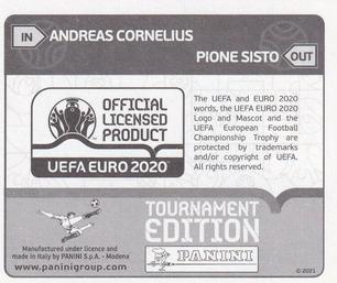 2021 Panini UEFA Euro 2020 Tournament Edition - Panini UEFA Euro 2020 Tournament Edition Updates #174x Andreas Cornelius Back