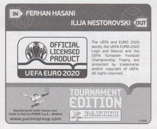2021 Panini UEFA Euro 2020 Tournament Edition - Panini UEFA Euro 2020 Tournament Edition Updates #305x Ferhan Hasani Back