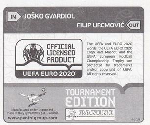 2021 Panini UEFA Euro 2020 Tournament Edition - Panini UEFA Euro 2020 Tournament Edition Updates #354x Josko Gvardiol Back